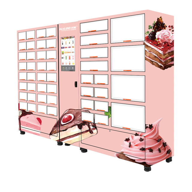 máquina expendedora del armario 1500W para OEM 7 de la certificación del CE del postre