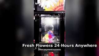 Máquina expendedora de flores las 24 horas | Superando las limitaciones de tiempo y espacio para la venta de flores