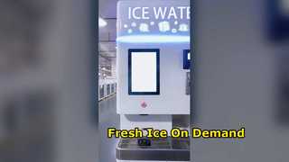 máquina expendedora del hielo