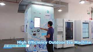 máquina expendedora del hielo