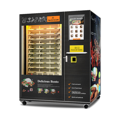 Máquina expendedora comercial con el lector de tarjetas Microwave Heating