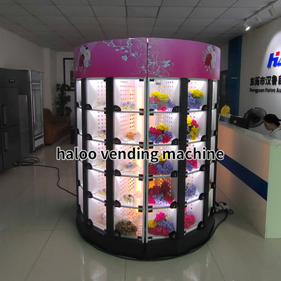 Horas del ODM del OEM 24 florecen la máquina expendedora de enfriamiento del armario de la máquina expendedora para las flores