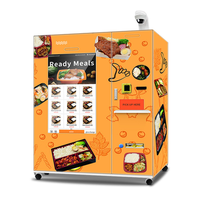 Máquina expendedora completamente automática de la comida congelada de la pantalla táctil de la máquina expendedora grande de la comida congelada con la calefacción rápida 45S