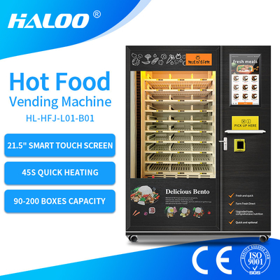 máquina expendedora Pre-hecha de la comida comida caliente máquina expendedora elegante completamente automática de la comida con la calefacción