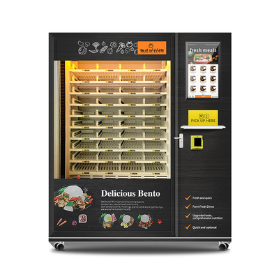 Máquina expendedora automática de la comida de la capacidad grande de 120 cajas con la función del enfriamiento y de calefacción