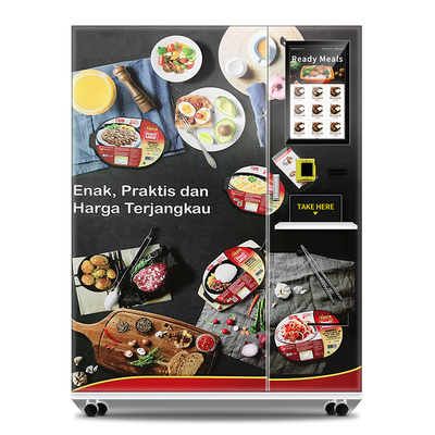 Máquina expendedora lista de las comidas de la máquina expendedora congelada completamente automática de las comidas con la función de calefacción