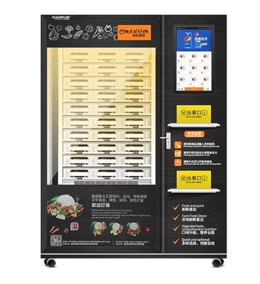 24 horas de refrigerador que refresca la máquina expendedora de las verduras frescas y de la fruta con el elevador XY
