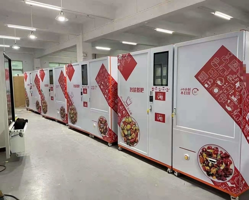 Máquina expendedora de encargo congelada del calentamiento por microondas de la comida de la comida fresca