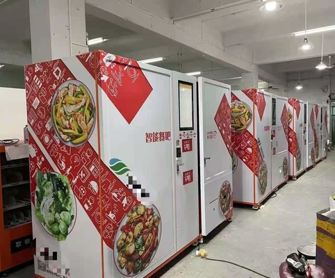 Máquina expendedora de encargo congelada del calentamiento por microondas de la comida de la comida fresca