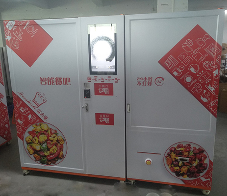 Máquina expendedora de encargo congelada del calentamiento por microondas de la comida de la comida fresca