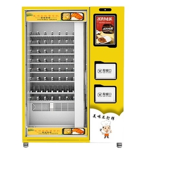 Listo coma la máquina expendedora de la comida de la comida de la máquina expendedora de la fiambrera con la función dual del calentamiento por microondas