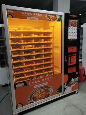 Máquina expendedora automática de la comida de la alta eficacia de la calefacción con microonda