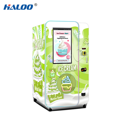 Fabricante de máquinas expendedoras Haloo 32 pulgadas de publicidad Smart Touch Screen Máquina expendedora de helados