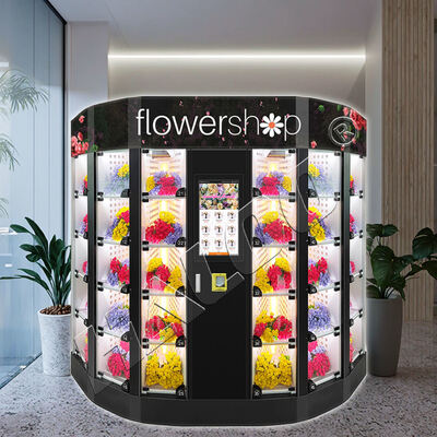 Hola, Proveedor de Máquinas Expendedoras Vendo, distribuidor de flores, Máquina expendedora personalizada totalmente automática, Máquina expendedora de flores táctil