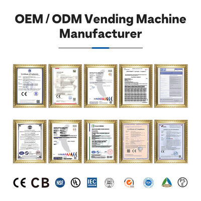 Máquina expendedora de flores Haloo con placa de metal engrosada para mayor durabilidad, viene con función SDK y sistema de refrigeración