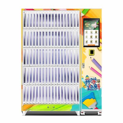 Máquina expendedora de libros Haloo con cerradura electrónica inteligente y puerta de gabinete transparente gruesa a prueba de explosión