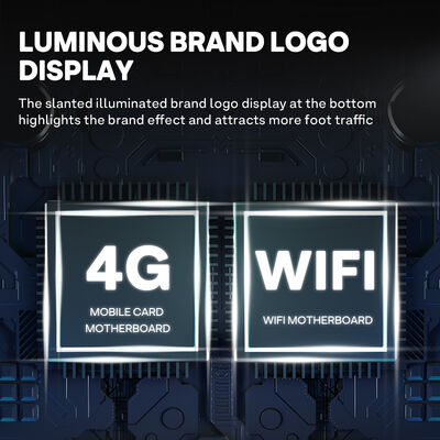 Halo 24 red smart vending casillero espesado de chapa galvanizada con cáscara exterior y puerta de vidrio de tres capas con sistema de refrigeración