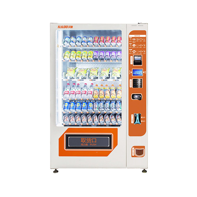 Máquina expendedora fría automática refrigerada de la bebida para las bebidas y los bocados