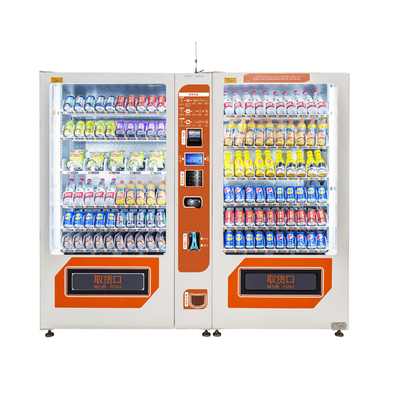 Máquina expendedora fría automática refrigerada de la bebida para las bebidas y los bocados