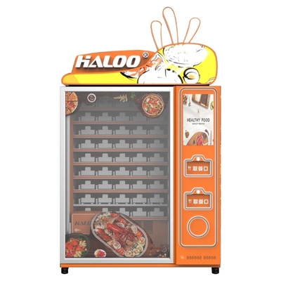 Máquina expendedora preparada de la comida fresca con la calefacción automática