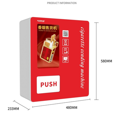 Cigarrillo de papel Mini Vending Machine montado en la pared del condón