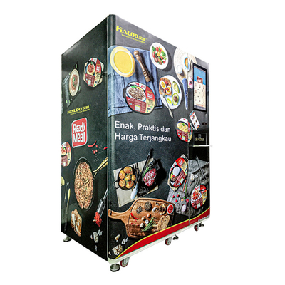 Máquina expendedora automática de los mariscos de Tailandia del pollo de -18℃ del cerdo de la máquina expendedora congelada de la carne de vaca
