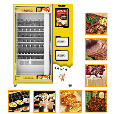 Sola máquina expendedora de la calefacción de la comida de Mircowave, Bento Box Vending Machine