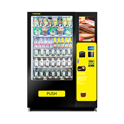 Máquinas expendedoras combinadas de la comida y de la bebida, lector de tarjetas Vending Machine
