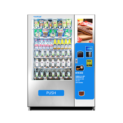 Máquinas expendedoras combinadas de la comida y de la bebida, lector de tarjetas Vending Machine