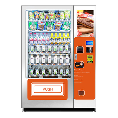 Máquinas expendedoras combinadas de la comida y de la bebida, lector de tarjetas Vending Machine