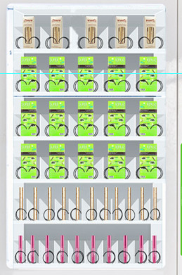 Nuevo juego popular Lucky Blind Box Vending Machine divertido con la pantalla táctil