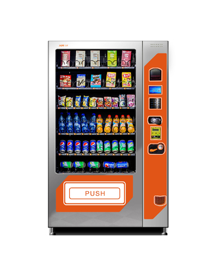 Máquina expendedora fría automática refrigerada de la bebida para las bebidas y los bocados