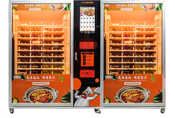 Recientemente calefacción automática de la máquina expendedora caliente de la comida de la máquina expendedora de la comida de la preparación