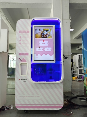 helado automático de dispensación rápido de la máquina expendedora suave del helado 15s que hace la máquina