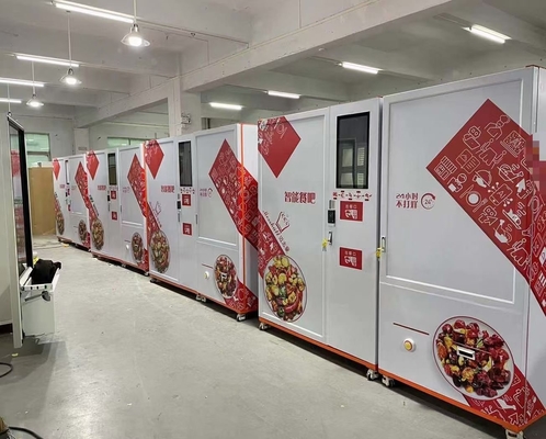 Máquina expendedora de la pizza de la rebanada con el certificado del CE de la red de 4G Wifi