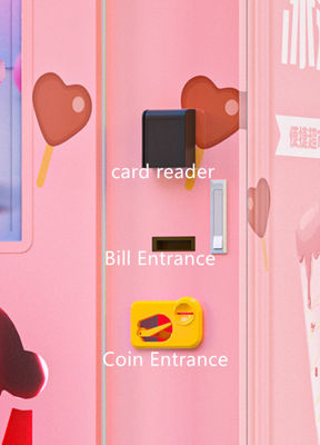 Máquina automática de helados blandos para exteriores con pantalla táctil de 32 pulgadas y función de limpieza automática