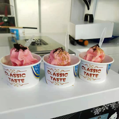 Acobardado 24 horas del autoservicio del helado de la máquina expendedora del robot de máquina expendedora automática suave del helado