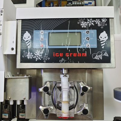 Acobardado 24 horas del autoservicio del helado de la máquina expendedora del robot de máquina expendedora automática suave del helado