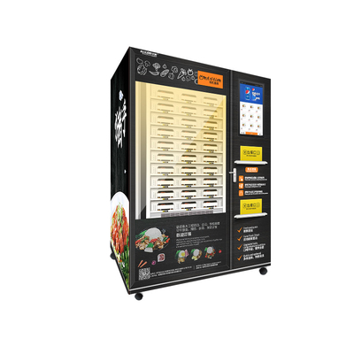 Máquina expendedora refrigerada comidas calientes 4000W de la comida de Wifi con microonda